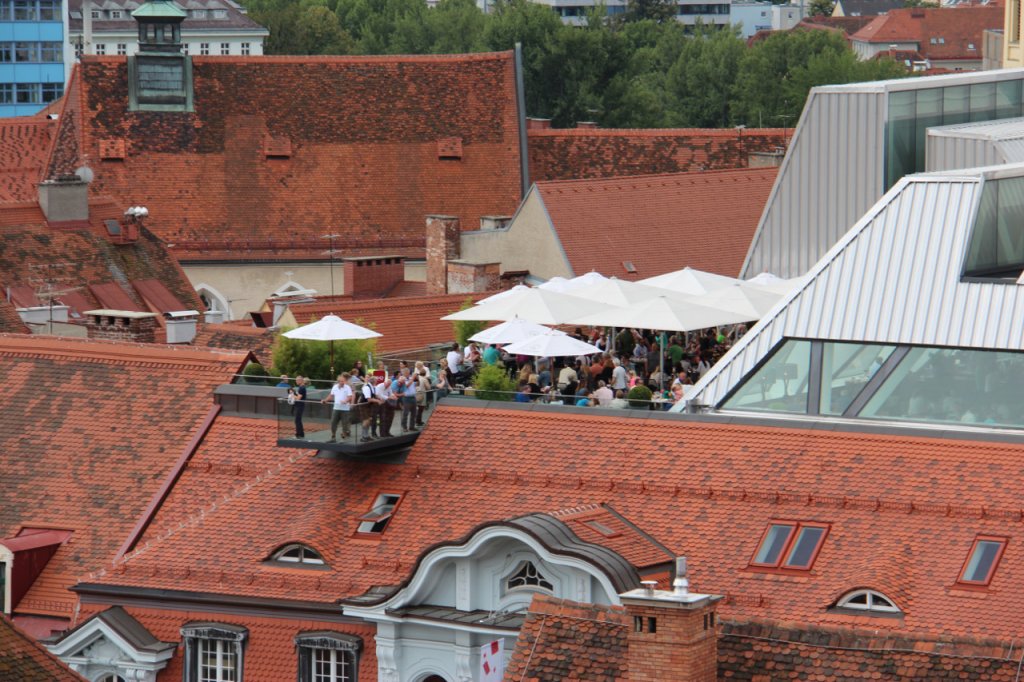 Spaziergang durch die Innenstadt von Graz