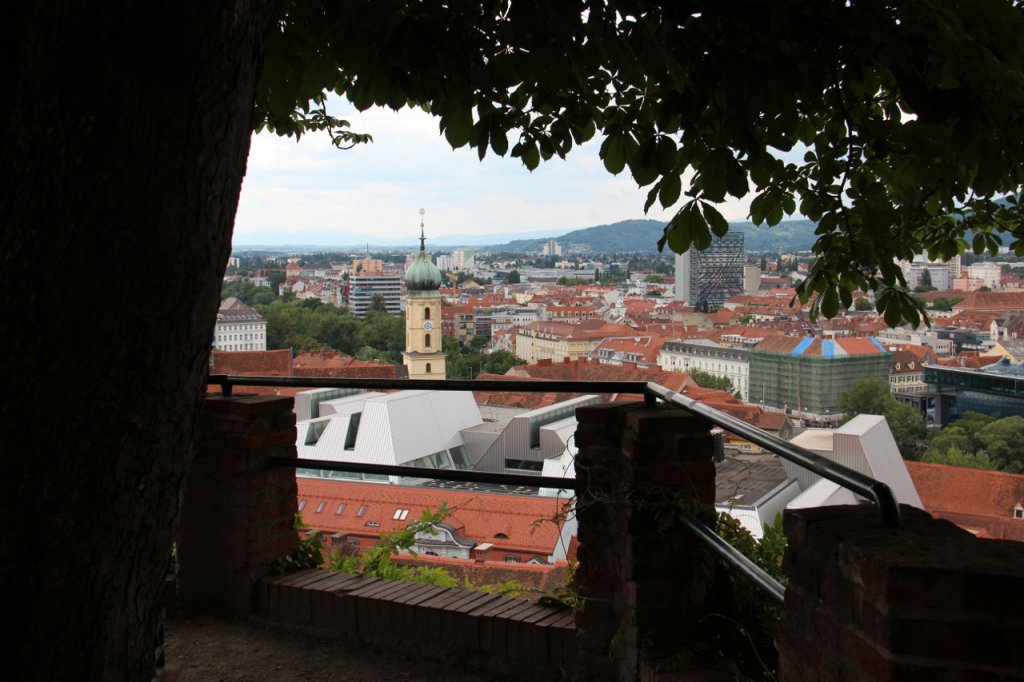 Spaziergang durch die Innenstadt von Graz