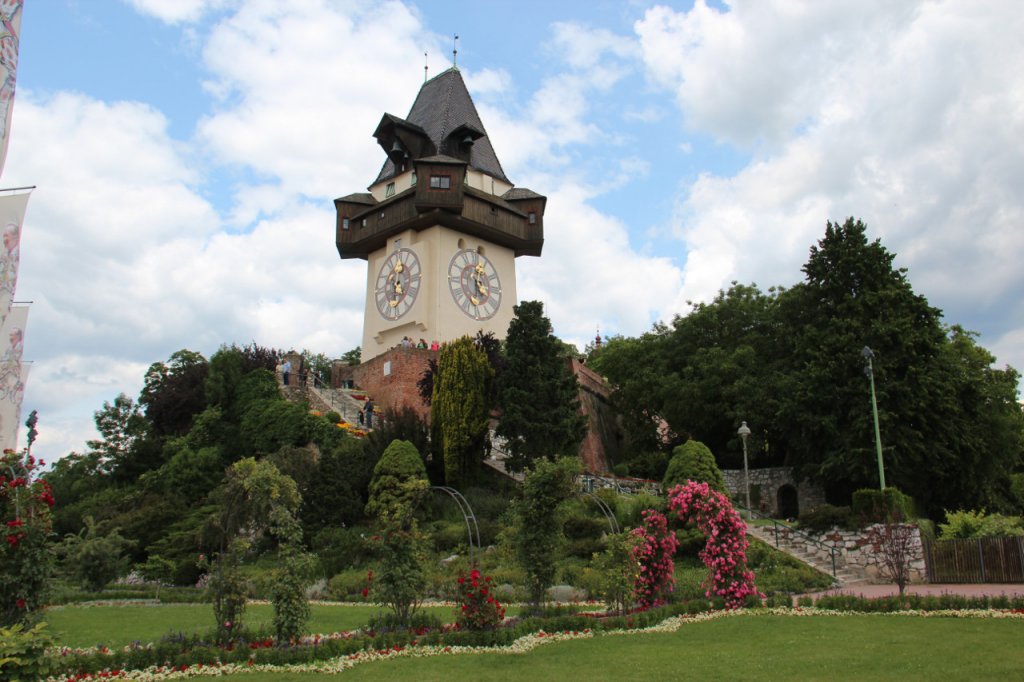 Spaziergang durch die Innenstadt von Graz